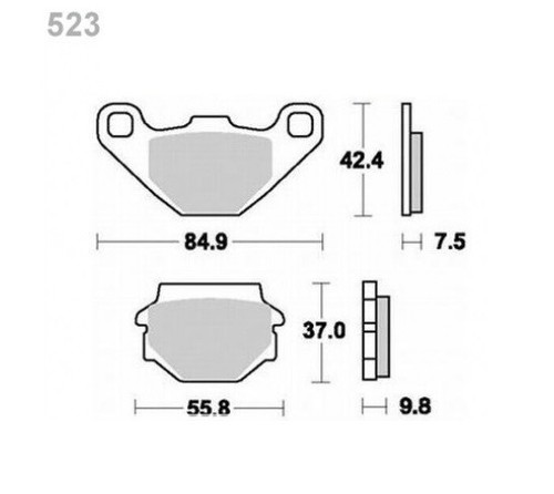 523 bremsklötze - [523],