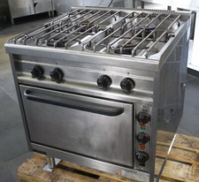 4 - Fl. Gasherd EKU  mit Elektrobackofen 