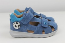 Neue Superfit Sandalen Bumblebee Gr. 22 23 24 Weite MIV blau Fußball Zehenschutz