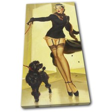 Vintage Girl Poster Sexy Retro