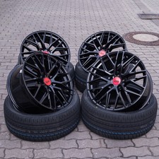 19 Zoll Alufelgen RS4 für Skoda Octavia 5E NX RS Superb 3V 3T 5x112 ET45 Schwarz