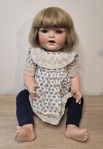 Antike porzellankopfpuppe - antike,