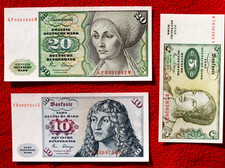 46441 3 Geldscheine 5 / 10 /