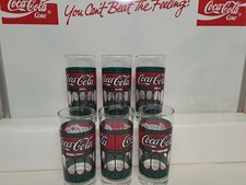 6 x Coca Cola Retro Gläser  Tiffany Style 0,3 l