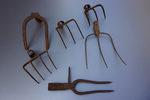 Antik gartenwerkzeug hacke - antik,