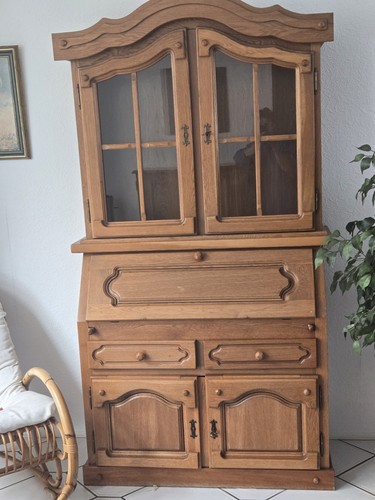Sekretärschrank aus eiche - sekretärschrank,