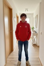  Adidas pullover rot gr.S ca 164