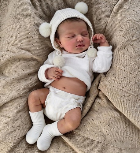 Reborn baby puppe - puppe, vollsilikon