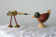 2 FIGUREN - VÖGEL - STORCH -