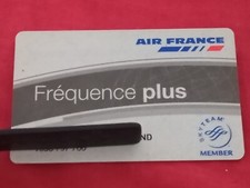 KARTE AIR FRANCE FREQUENCE
