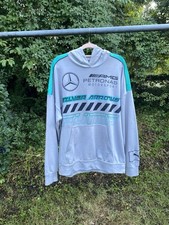 Puma AMG Petronas Motorsport Hoodie Grey Size L – Silver Arrows Mercedes F1 Team