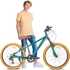 24 Zoll 7 Gang Kinder Jungen Fahrrad Mountainbike Kinderfahrrad MTB Bike 24