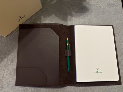 Rolex notizbuch braun - notizbuch,