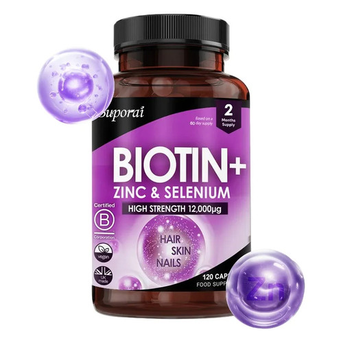 Biotin zinc selenium - +,