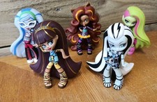 5 x Monster High Puppen - SELTEN 4inch 4" Vinyl 2014 Figuren Konvolut Restposten Sammeln