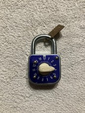 Vintage Vorhängeschloss Abus Sesam 77/40 Zahlenschloss mit Sammlerstück Code