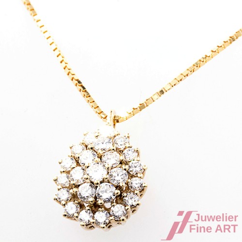 Kette mit anhänger 585 - kette,
