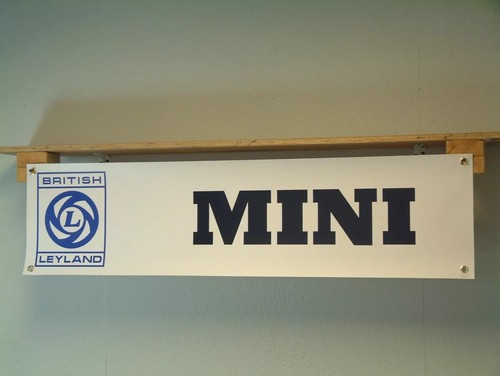 British leyland mini - mini, banner