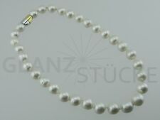 Collier Kette Südseeperlen 31 Perlen 558 ct- 11,9 - 15,6 mm - 49 cm 750 Gold║P37