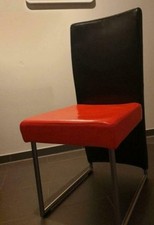 Rolf Benz Freischwinger Stuhl 7400 Unikat Design Klassiker Leder