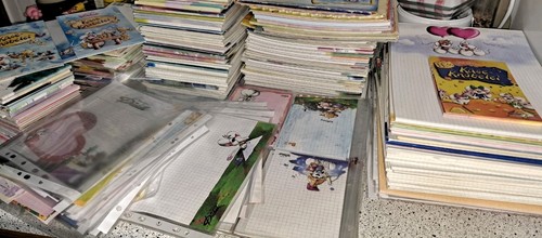50x diddl blätter blockfrisch - blätter,