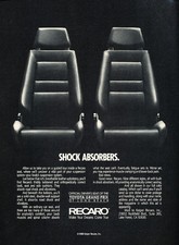 1988 Recaro Seat - Shock