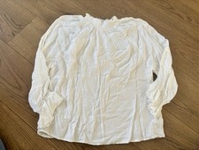 Wneu Damen Stehkragen Bluse Weiss Gr M Cotton On