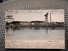 AK Vegesack von1901, Bremen, Schiffswerft Vulkan, Bahnpost,