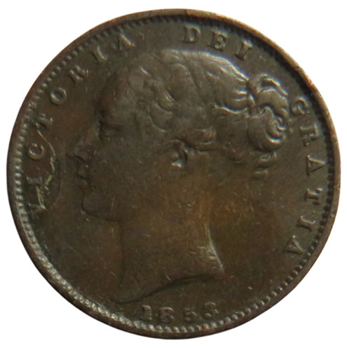 1853 queen victoria young head - 1853,