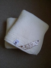 Merino Schafschurwolle Set: 2x Matratzenauflage Unterbett Bettauflage 95x180 cm 