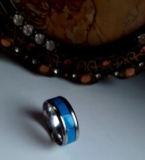 Edelstahlring mit türkis - edelstahlring,