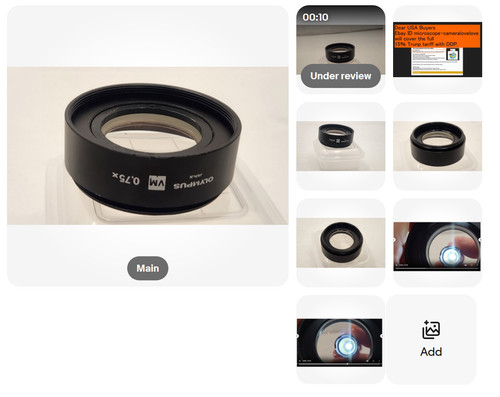 Olympus 75x - olympus, 0,75x