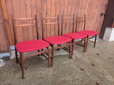 4x Teak Esszimmerstühle