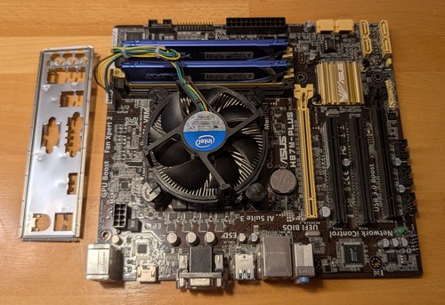 Asus h87m plus mainboard set - asus,