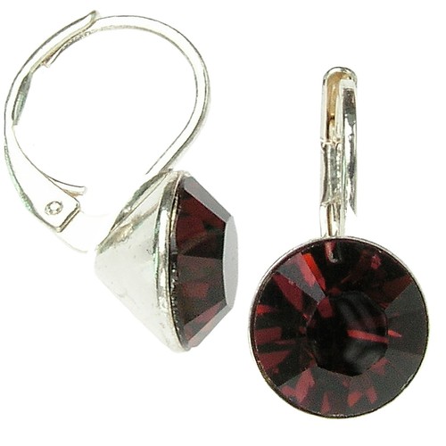 8mm ohrringe mit swarovski - 8mm,
