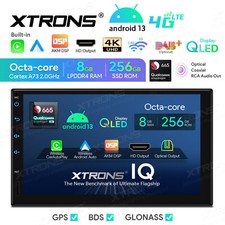 8-Kern 8+256GB LTE 4G Android 13 Doppel DIN DSP Autoradio GPS Navi 4K Video HDMI