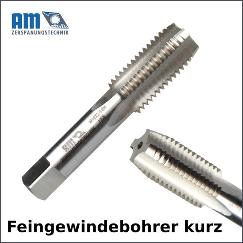 Gewindebohrer kurz feingewinde - gewindebohrer,