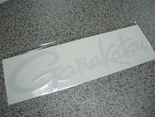 Gamakatsu-Aufkleber, Bootsaufkleber, weiss, 45x14 cm