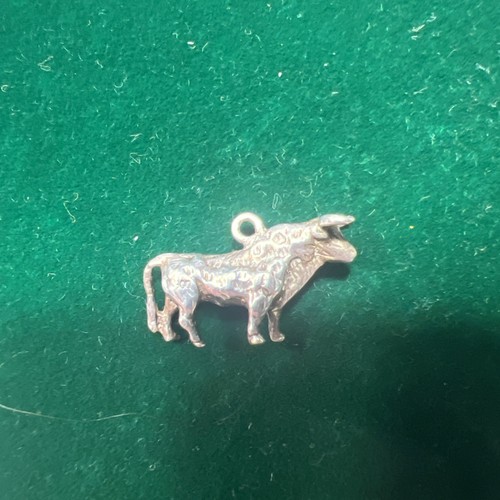 Vintage stier anhänger - stier,