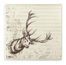 Serviette wild braun aus - in,
