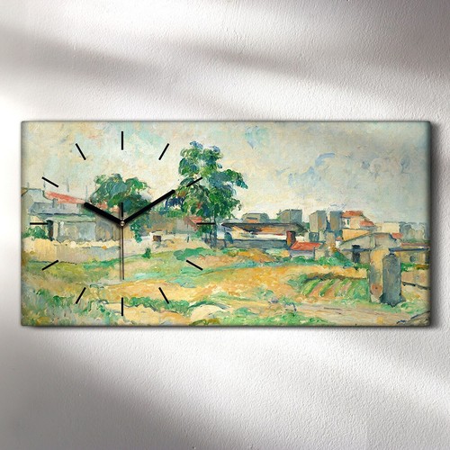 Wandkunst leinwand bild uhr - bild,