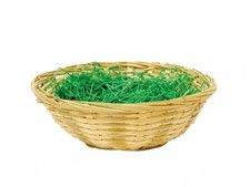 5x Osterkorb natur 20x8cm mit