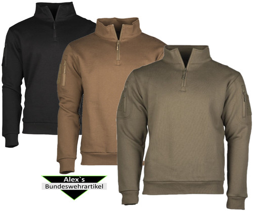 Tactical sweatshirt zipper - tactical, m