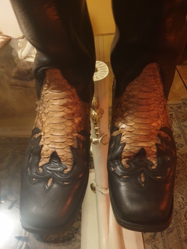 Western boots schlangenleder - boots,