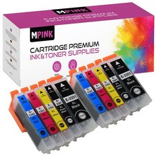 10x Druckerpatronen für Epson 33XL XP640 XP540 XP530 XP630 XP645 XP830 XP900 