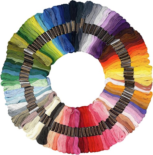 100 farben stickgarn - 100,