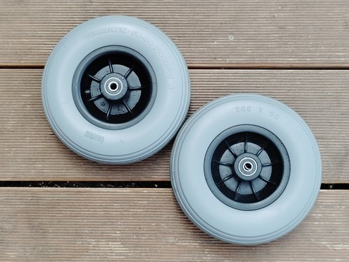 Stk vollgummi rollator - vollgummi,