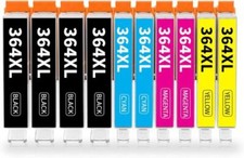 10 Drucker Patronen für HP 364 XL Deskjet 3522 3520 Officejet 4620 4622 mit Chip