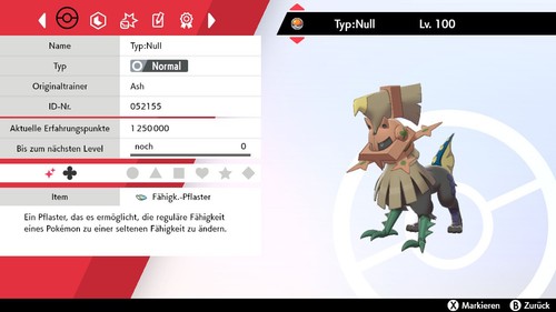 Shiny typ null 6iv - typ:, lvl