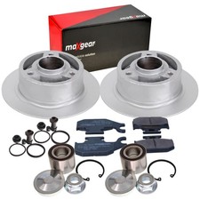 OE Bremsscheiben + Radlagersatz + Beläge + Rep-Satz Vorne für RENAULT TWIZY